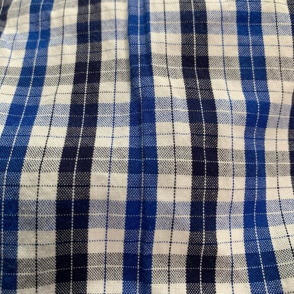 5/$25 babyGap blue black striped collared long sleeve button front shirt - Picture 7 of 7